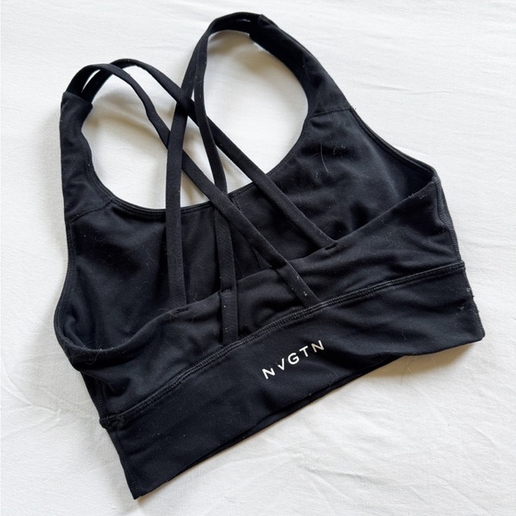 NVGTN Black Sports Bra Size XS/S - Picture 1 of 3